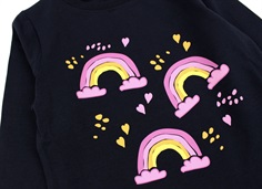 Name It dark navy rainbow top